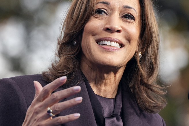 民调显示，如果贺锦丽参选，她将成为加州州长选举的首选候选人。（图／美联社）