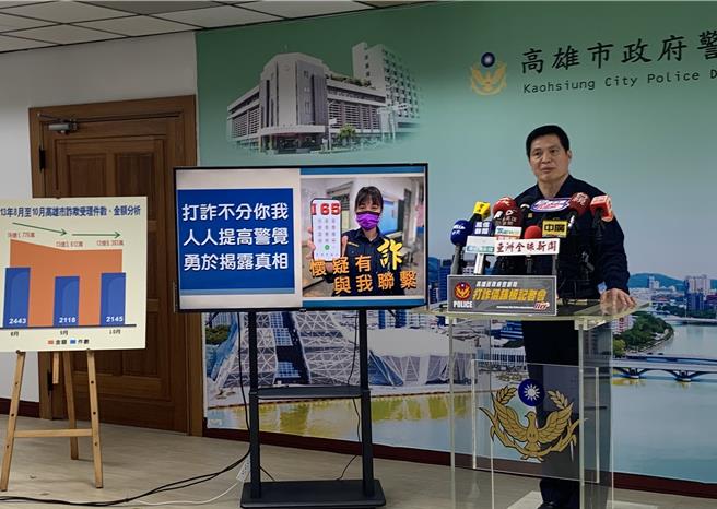 高雄市警察局长林炎田。（郭良杰摄）