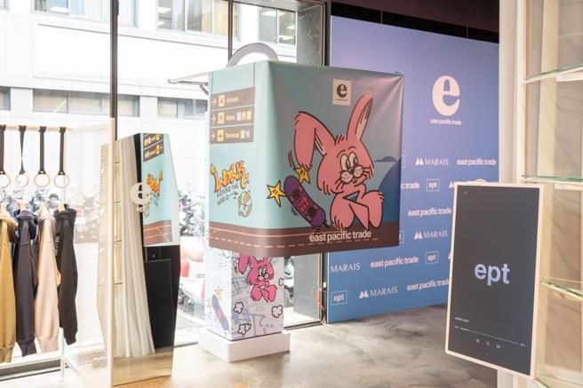 EPT 首間限定快閃店拍貼機。（瑪黑家居提供）