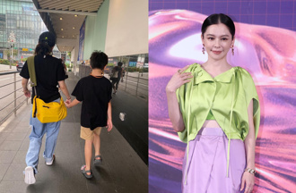 徐若瑄地方媽媽日常 帶兒出門忘把拖鞋換掉 手機曾在冰箱找到