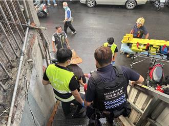 雨天到5樓頂修水管卻受困 新北獨居男7小時後獲救