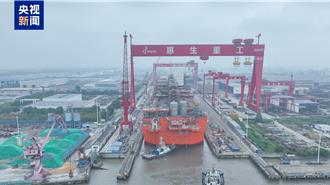 陸建成首座FLNG大型浮式天然氣液化裝置