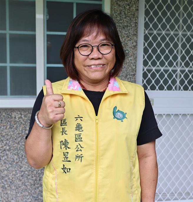 六龜區區長陳昱如。（記者劉宸瑋攝）