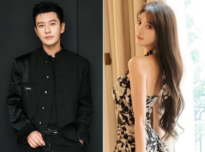 大陆男星黄晓明认爱叶珂后，女方黑料不断。（图／翻摄自微博）