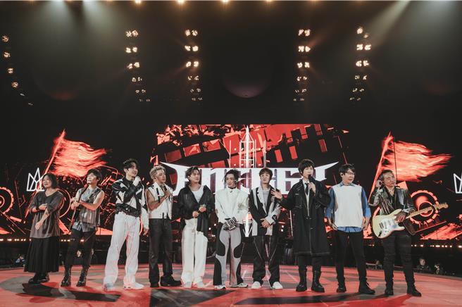 五月天15日在上海开唱，Energy担任嘉宾。（相信音乐提供）