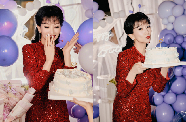 赵雅芝70岁生日晒少女感美照。（图／微博 赵雅芝）