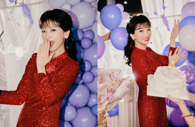 赵雅芝70岁生日晒少女感美照。（图／微博 赵雅芝）