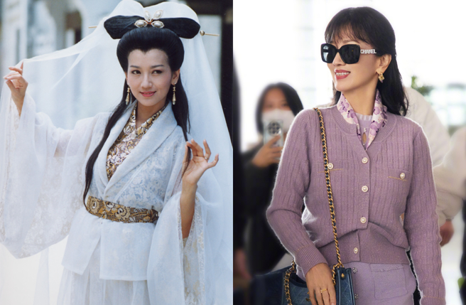 赵雅芝70岁生日少女感十足，惊人状态网惊呆。（图／中时资料照、微博 赵雅芝）