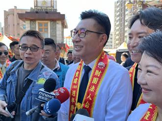 拜習會提4條紅線 江啟臣拜媽祖提1個堅持：正視中華民國