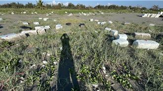 上萬發泡塑膠攻占台南海灘 慘況曝光「一片白茫茫」