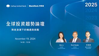 2025全球投資趨勢論壇19日登場