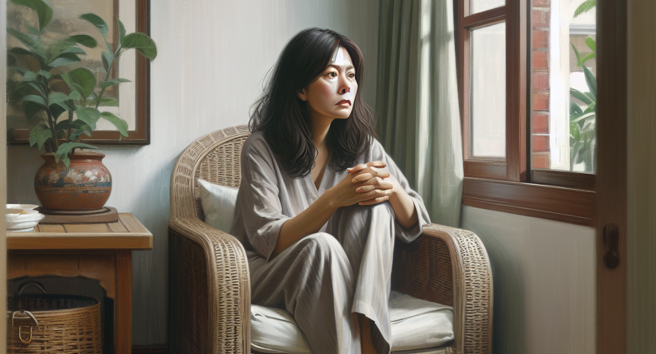 月讨1.6万元扶养费用，要孩子养到不会呼吸，40岁低收妇愿望破灭，声请惨被法官驳回。（示意图、与本案无关／AI生成）