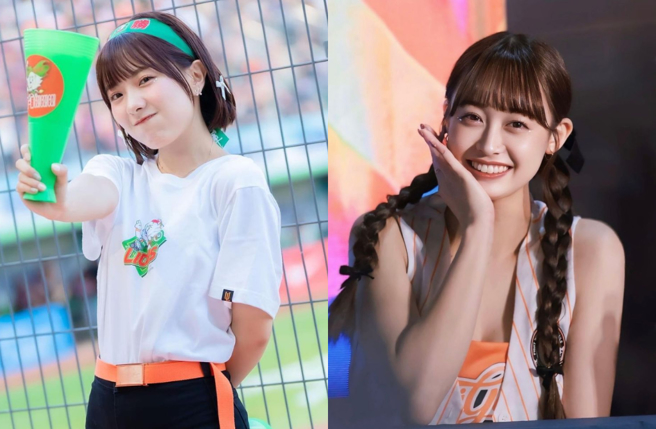 希美（左）、千纮（右）两位都是日本来台发展的啦啦队女孩。（图／IG千纮、希美）