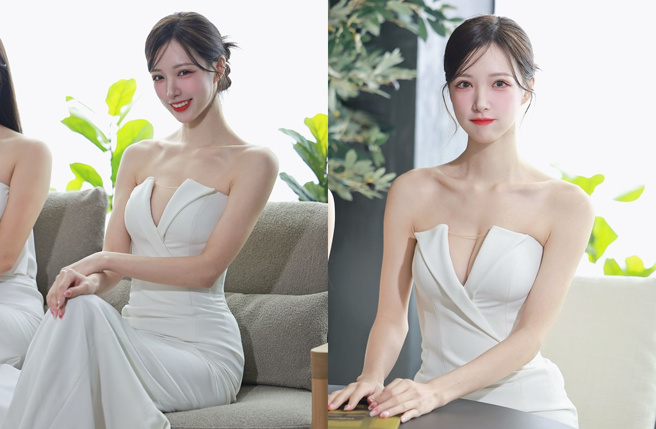 李晧祯大秀事业线和凹凸有致好身材。（图／翻摄自leehozeong IG）