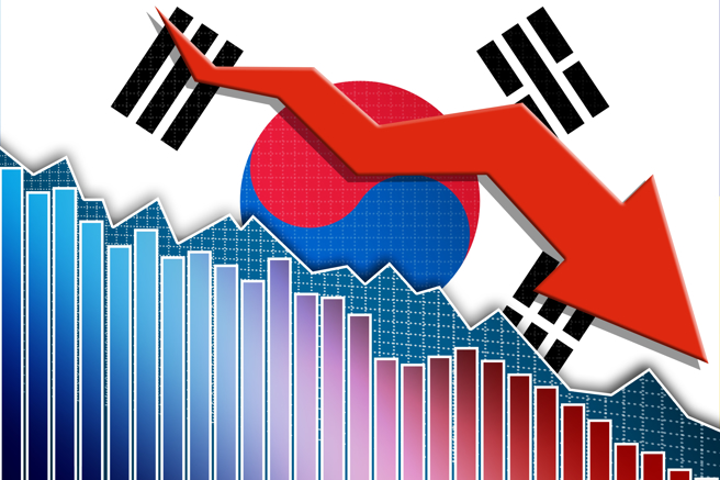 南韩经济展望不佳，股匯市同步走低。（示意图：shutterstock/达志）