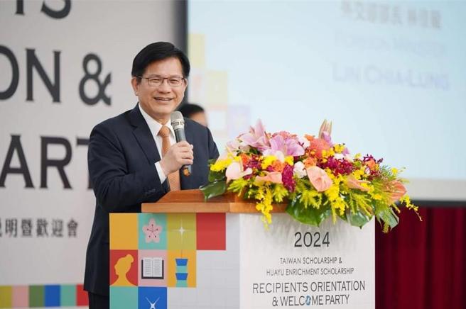 外长林佳龙17日率领无人机访问团访问立陶宛。（外交部资料）