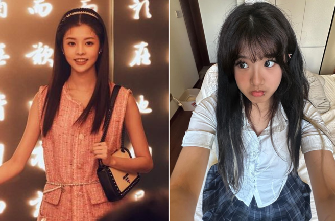 《影后》「王可南」的原型被指与梧桐妹相似。（图／翻摄自詹子萱、梧桐妹IG）