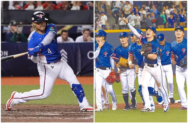 吉力吉捞・巩冠三分炮彻底击垮澳洲队，让中华队顺利晋级4强。（图／中时资料照）