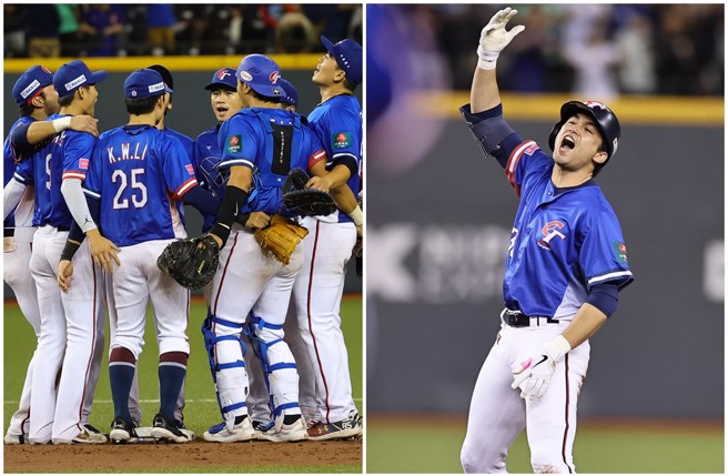 潘傑楷對戰韓國隊不僅敲出2支安打，還率先打回中華隊首分。（圖／中時資料照、CPBL臉書）