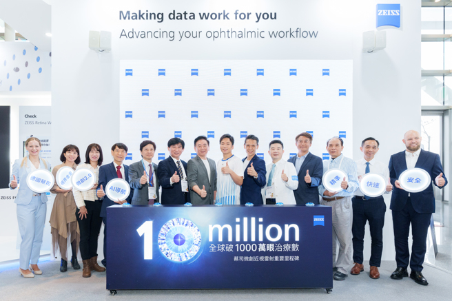 来自德国光学大厂的蔡司微创近视雷射全球突破千万眼，也助李洋找回精准视力。(图/业者提供)