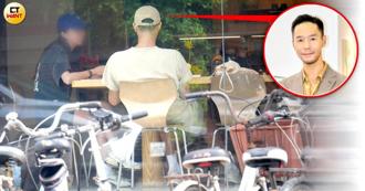 直擊／女性朋友陪吃早午餐 「時尚F4」丁春誠命帶停車格