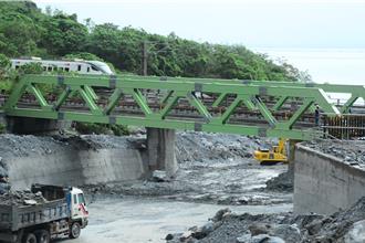 花蓮北迴線小清水橋改建進度超前 12／21可望通車