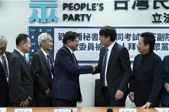 率考委被提名人拜會民眾黨團   潘孟安承諾審查前送回問卷