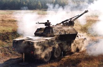 烏克蘭戰場發現捷克DITA輪式榴砲 具備「打帶跑」機動性