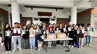 金門服飾企業攜手電台捐發熱衣 百位金大外籍新生穿在身暖在心