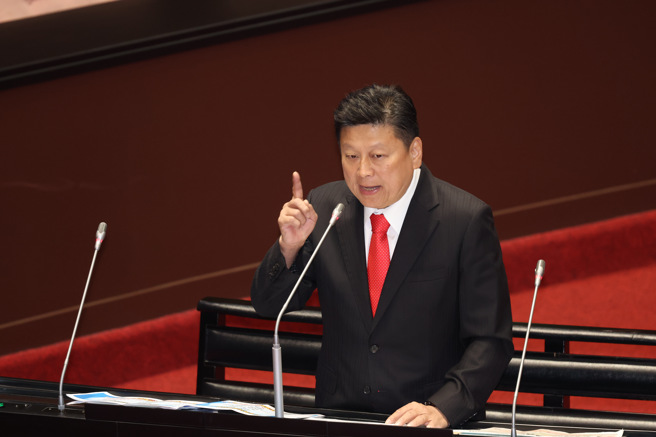 国民党立委傅昆萁（见图）19日在立法院谘询经济部长郭智辉时动怒肝火。（邓博仁摄）