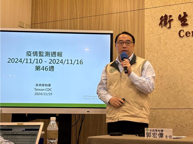 疾管署今日（19）公布，国内上周肠病毒就诊人次高达2万2313人。（李念庭摄）