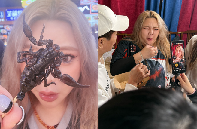 小甜甜跟着工作团队前往重庆直播。（图／翻摄自小甜甜 脸书）