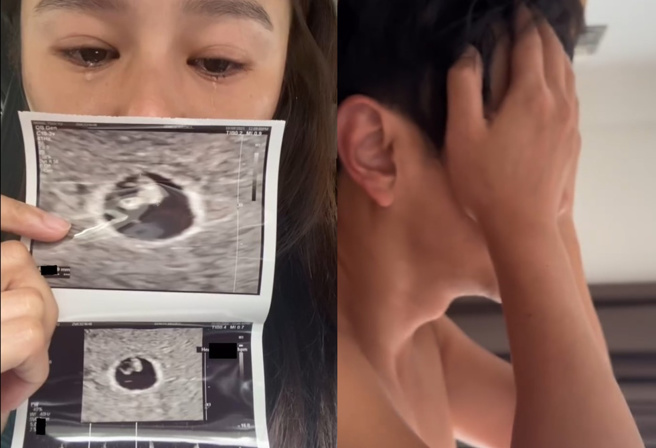 黃翠如宣布懷孕喜訊，老公蕭正楠感動落淚。（圖／翻攝自wongtsuiyu IG）
