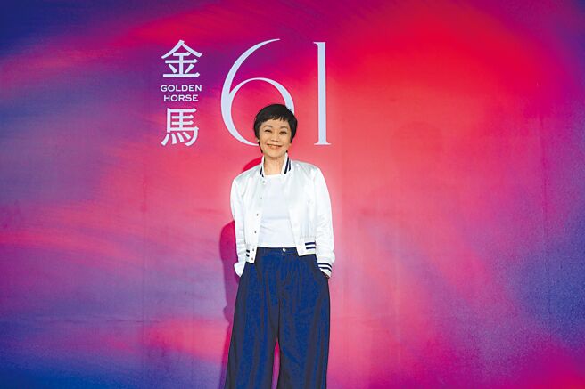 張艾嘉18日出席金馬影展活動，進行舞台訪問。（金馬提供）