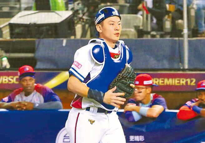 戴培峰（見圖）期待能跟悍將投捕搭檔富藍戈對決。（趙雙傑攝）