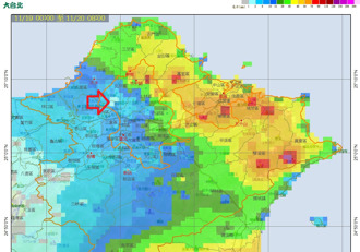 台北最沒雨的地方 鄭明典秀一圖：龜神坐鎮