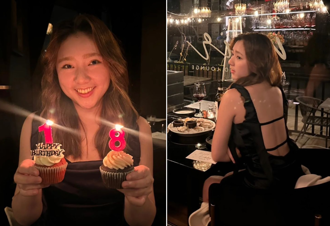 王仁甫女兒18歲生日解放好身材秀美腿 背面大片挖空辣翻