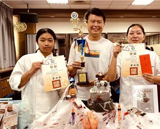 正修盃全國創意萬聖節蛋糕裝飾賽 中山工商奪冠