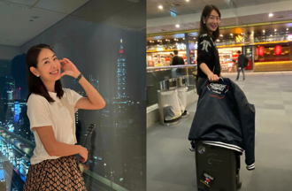 賈永婕才挨批公器私用突飛離台！ 穿101戰袍現身日本「出任務」 