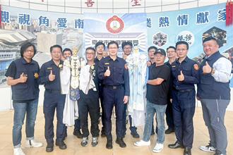 南港分局长与素还真联手 共同宣导AI深偽诈骗