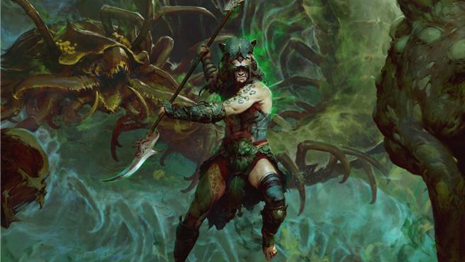 玩家可免费体验《暗黑破坏神 IV：憎恨之躯》新职业魂灵师。（动视暴雪提供）