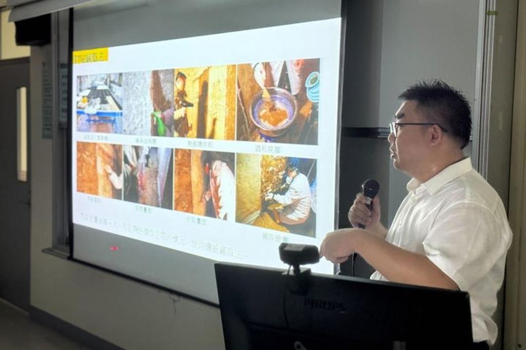 ▲陝西歷史博物館文物保護部副主任王佳進行專題講座。　圖：社團法人中華翰維文化推廣協會／提供