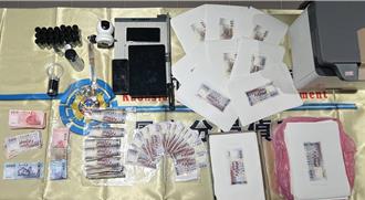 無業男家中印500元偽鈔  「指甲油」畫防偽線夜市消費換上萬現金