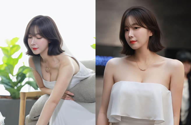 安芝儇短髮造型仙气逼人。（图／IG@wlgus2qh）