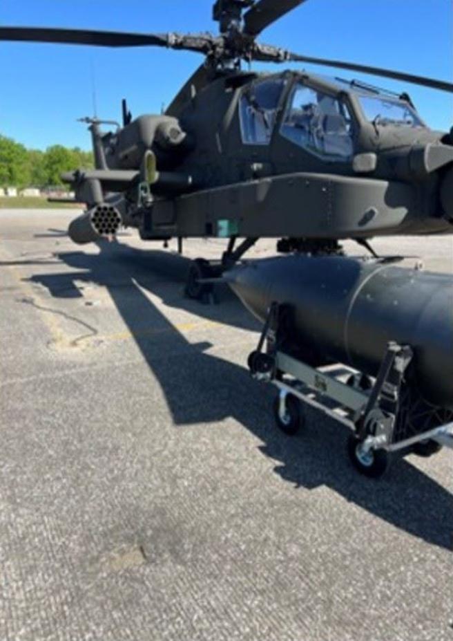 羅傑斯原先設計的拖車，只為有效搬運「阿帕契」副油箱，如今相關設計更臻成熟。
（取自美國陸軍網站）