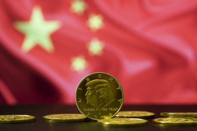 美国总统当选人川普扬言对中国商品加徵60％关税说法，或将加重人民币贬值态势。（示意图:shutterstock/达志）