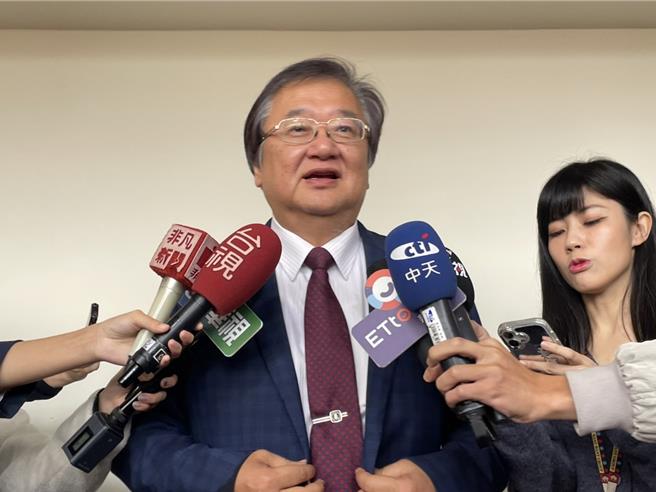 卫福部部长邱泰源。（郑郁蓁摄）