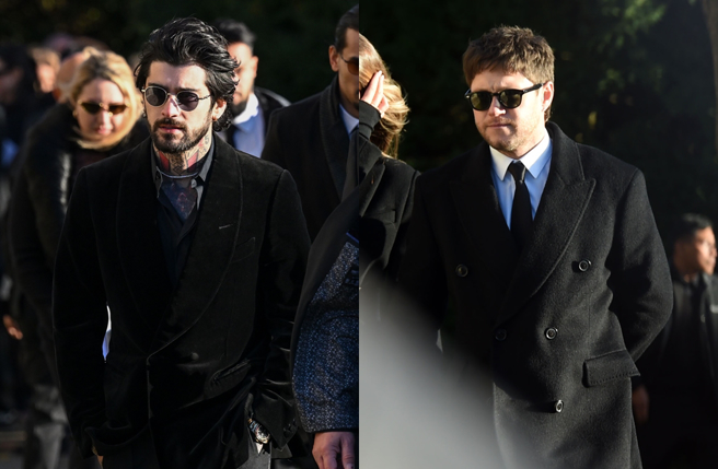 赞恩、奈尔现身送连恩最后一程。（图／达志影像）