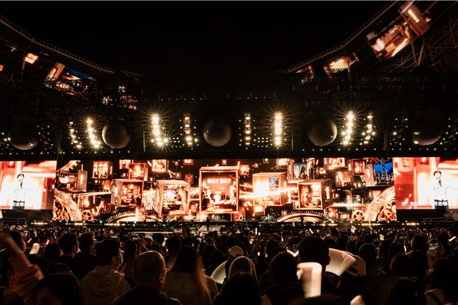 五月天近日在上海一连举办11场演唱会。（相信音乐提供）