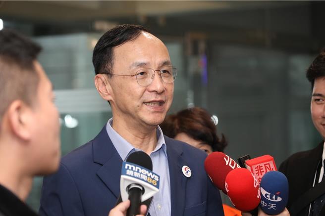 針對賴清德出訪友邦、過境美國恐有困難，國民黨主席朱立倫表示，應以維持區域和平為考量。（朱立倫提供）